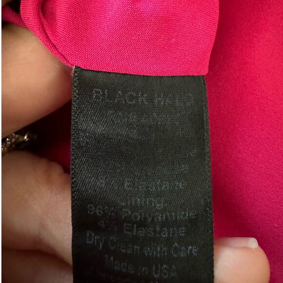 Black Halo Barbie Pink Sweetheart Babydoll Designer Demure Glam Formal Dress 10 - Picture 11 of 13